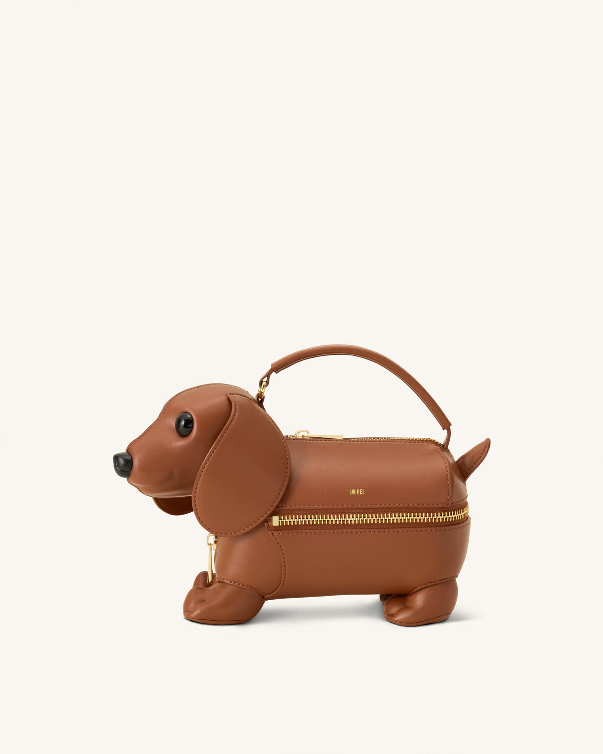 Emilia Dog-Shaped Bag - Brown | JW PEI