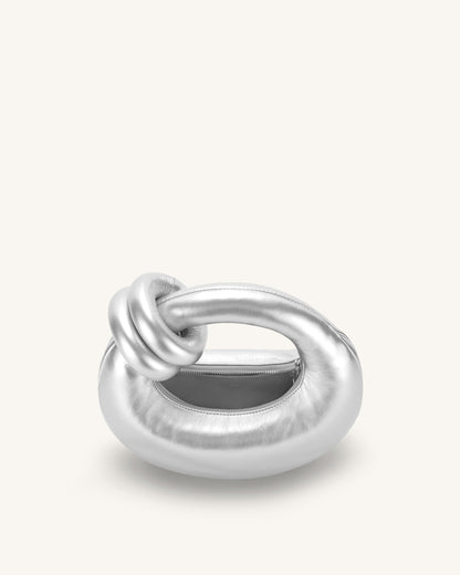 Abacus Top Handle Bag - Silver | JW PEI