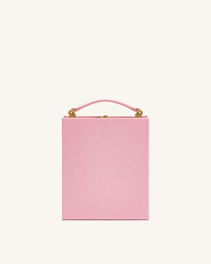 Taya Tabby Cat Pattern Book Shape Clutch Bag - Pink | JW PEI