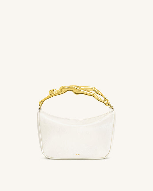 Jenny Human-shaped Handle Handbag - White | JW PEI