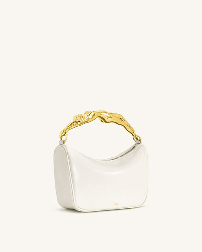 Jenny Human-shaped Handle Handbag - White | JW PEI