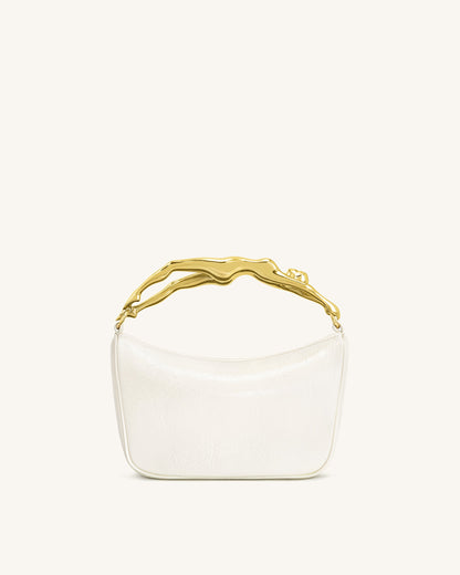 Jenny Human-shaped Handle Handbag - White | JW PEI