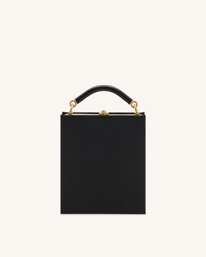 Elle Colorful Beaded Book Top Handle Bag - Black | JW PEI