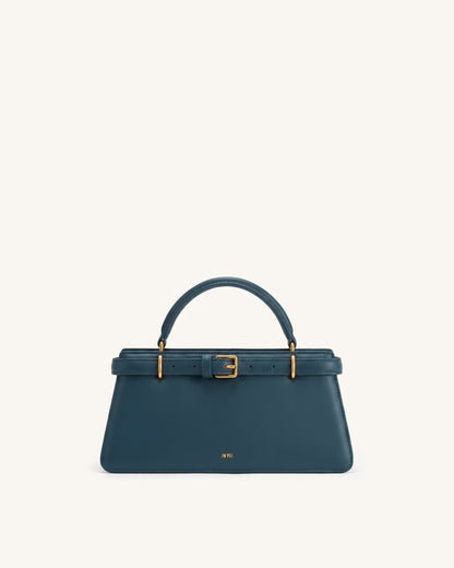 Elena Classic Top Handle Bag - Navy | JW PEI
