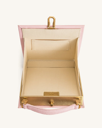 Taya Tropical Parrot Pattern Book Shape Clutch Bag - Pink | JW PEI