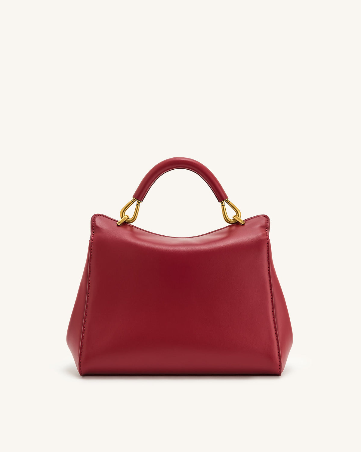 Lucia Classic Top Handbag - Claret | JW PEI