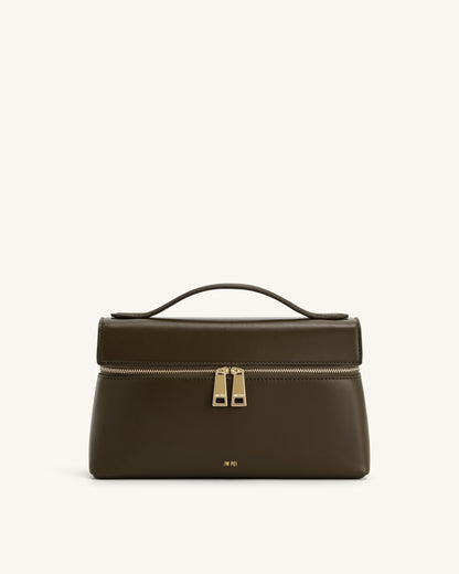 Thea Top Handle Bag - Dark Olive | JW PEI