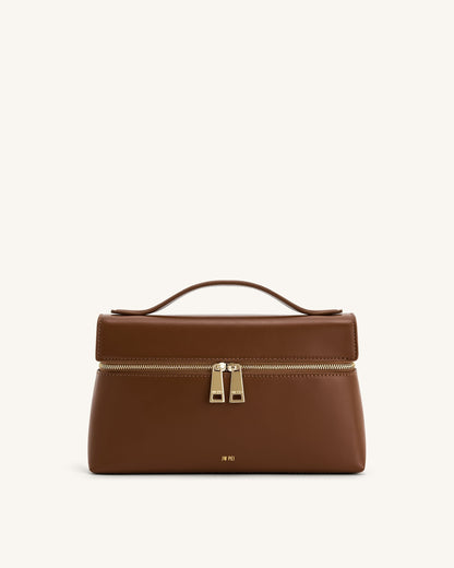 Thea Top Handle Bag - Brown | JW PEI