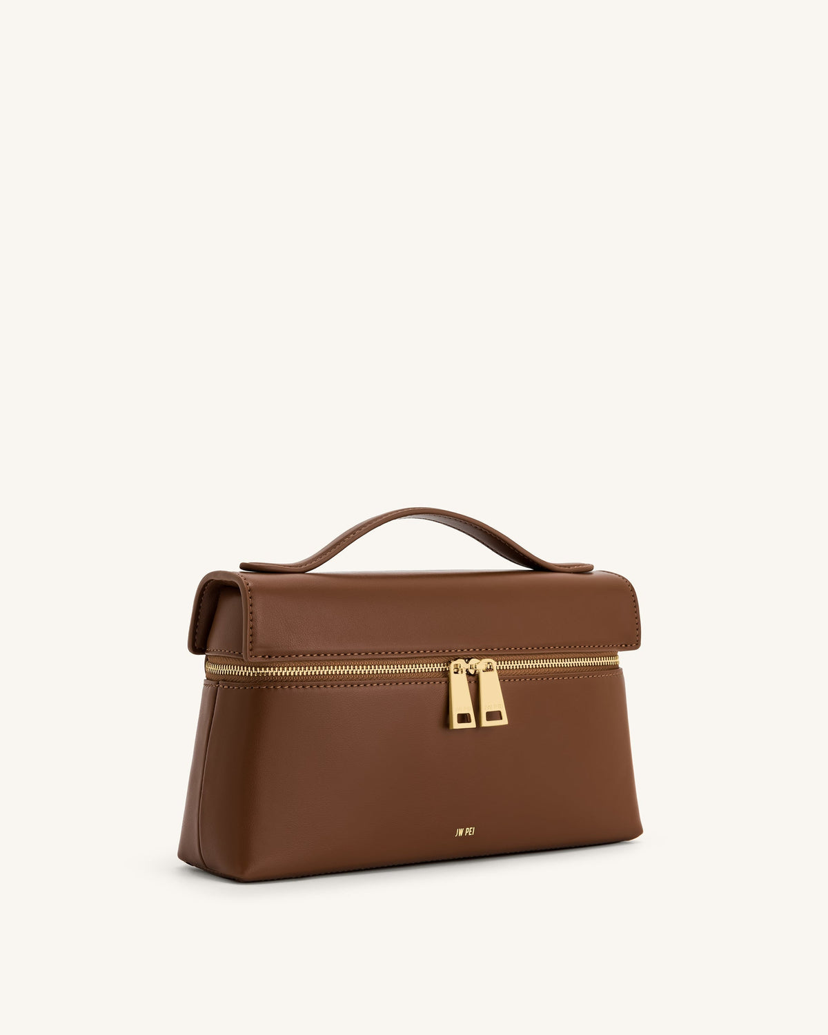 Thea Top Handle Bag - Brown | JW PEI
