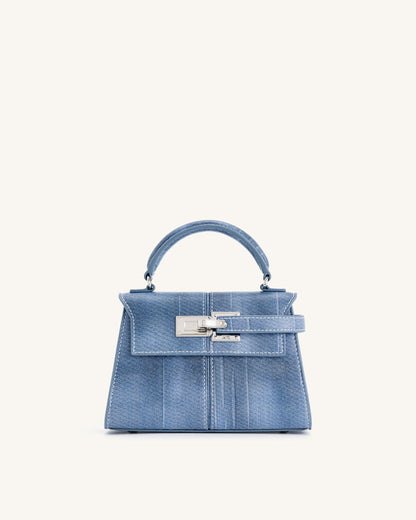 Elise Top Handle Bag - Blue | JW PEI