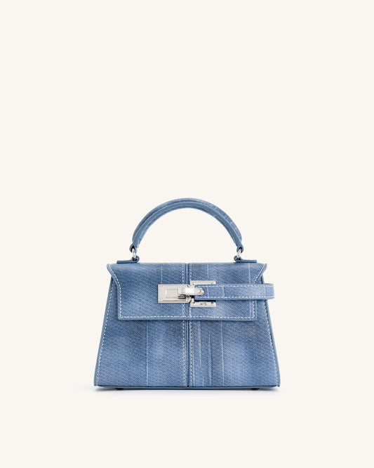 Elise Top Handle Bag - Blue | JW PEI