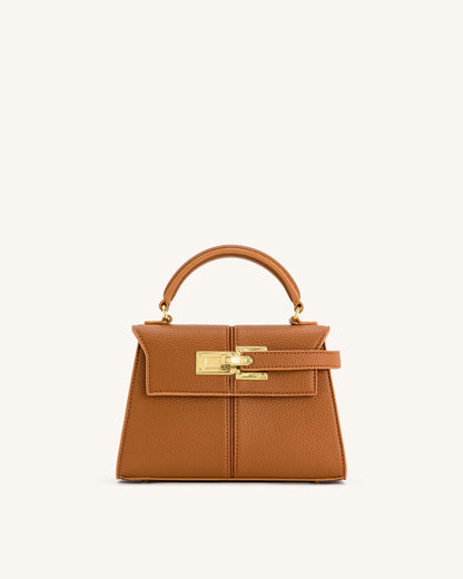 Elise Top Handle Bag - Brown | JW PEI