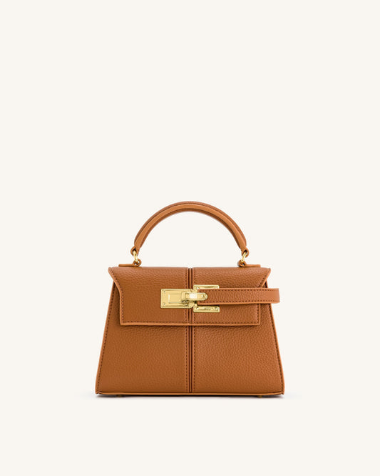 Elise Top Handle Bag - Brown | JW PEI