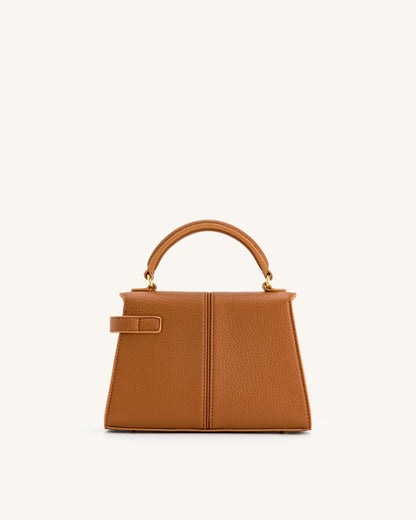 Elise Top Handle Bag - Brown | JW PEI