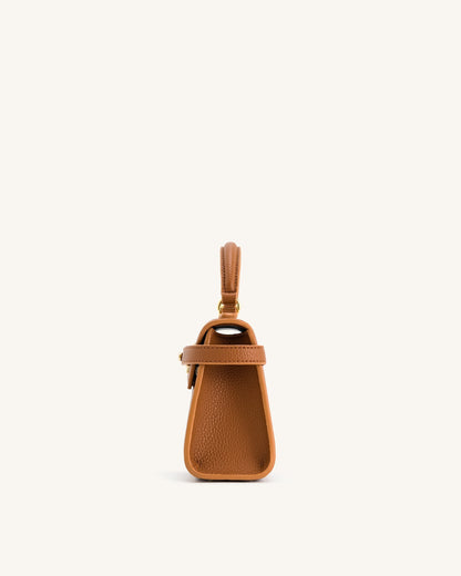 Elise Top Handle Bag - Brown | JW PEI
