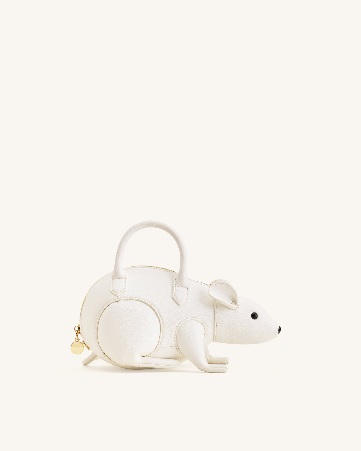 Mia Mouse Top Handle Bag - White | JW PEI