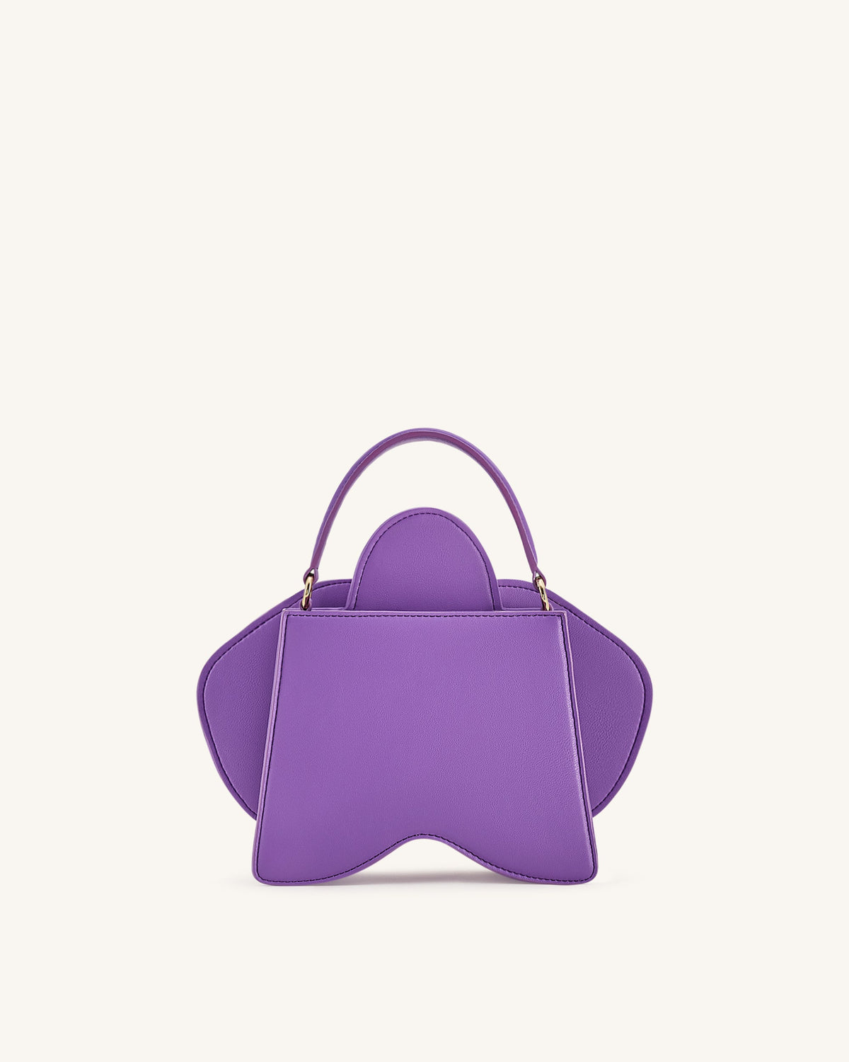 Flora Orchid Shaped Top Handle Bag - Purple | JW PEI