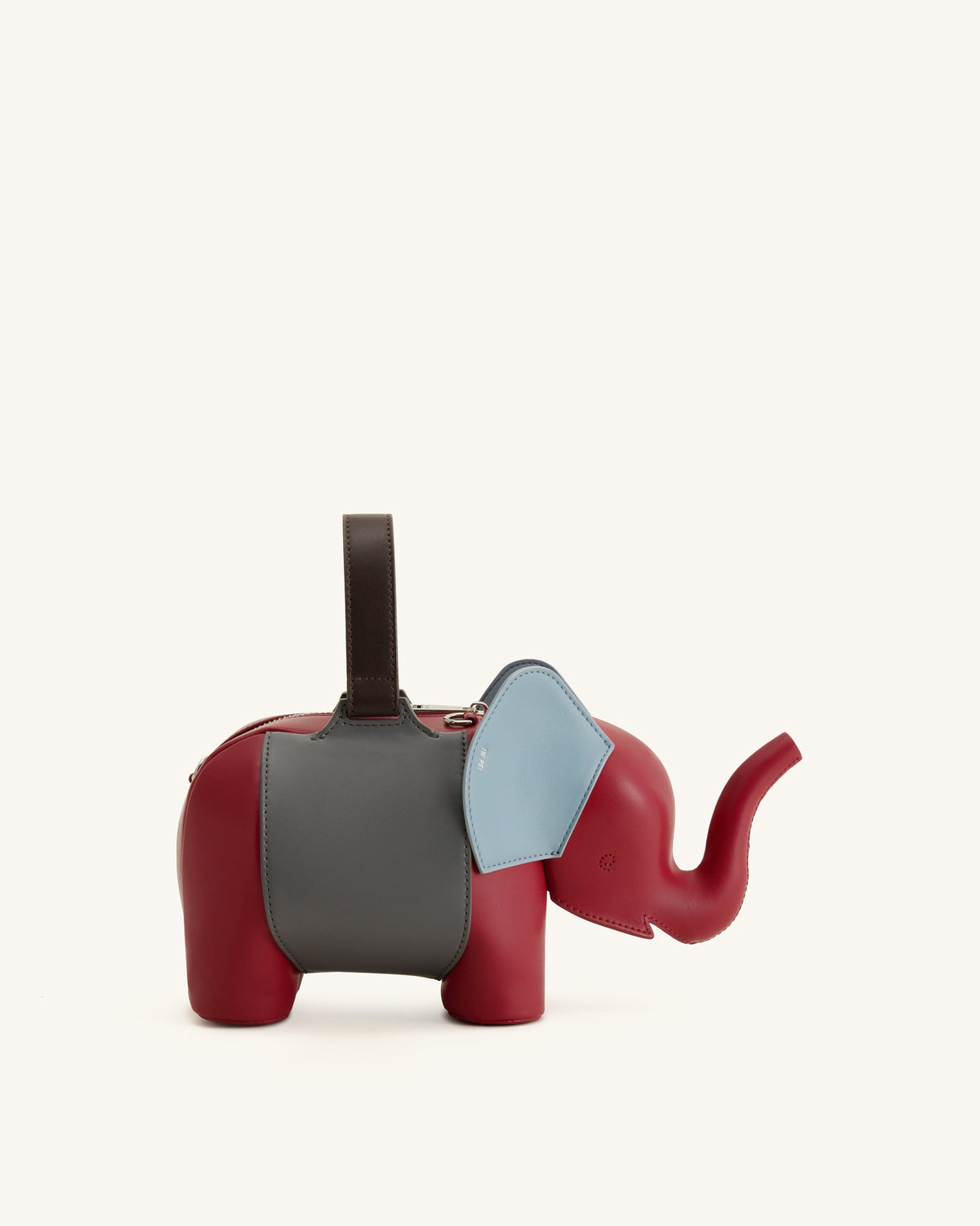 Claire Elephant Shaped Handbag - Red/Dark Gray | JW PEI