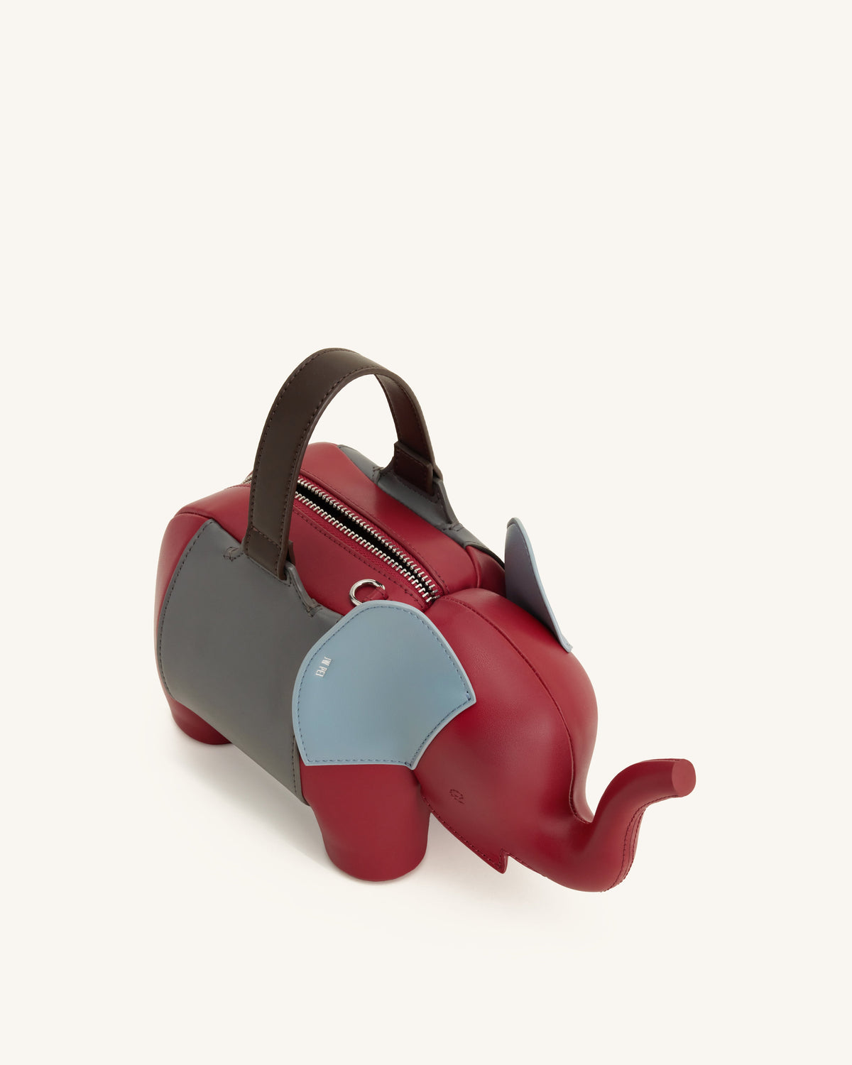 Claire Elephant Shaped Handbag - Red/Dark Gray | JW PEI