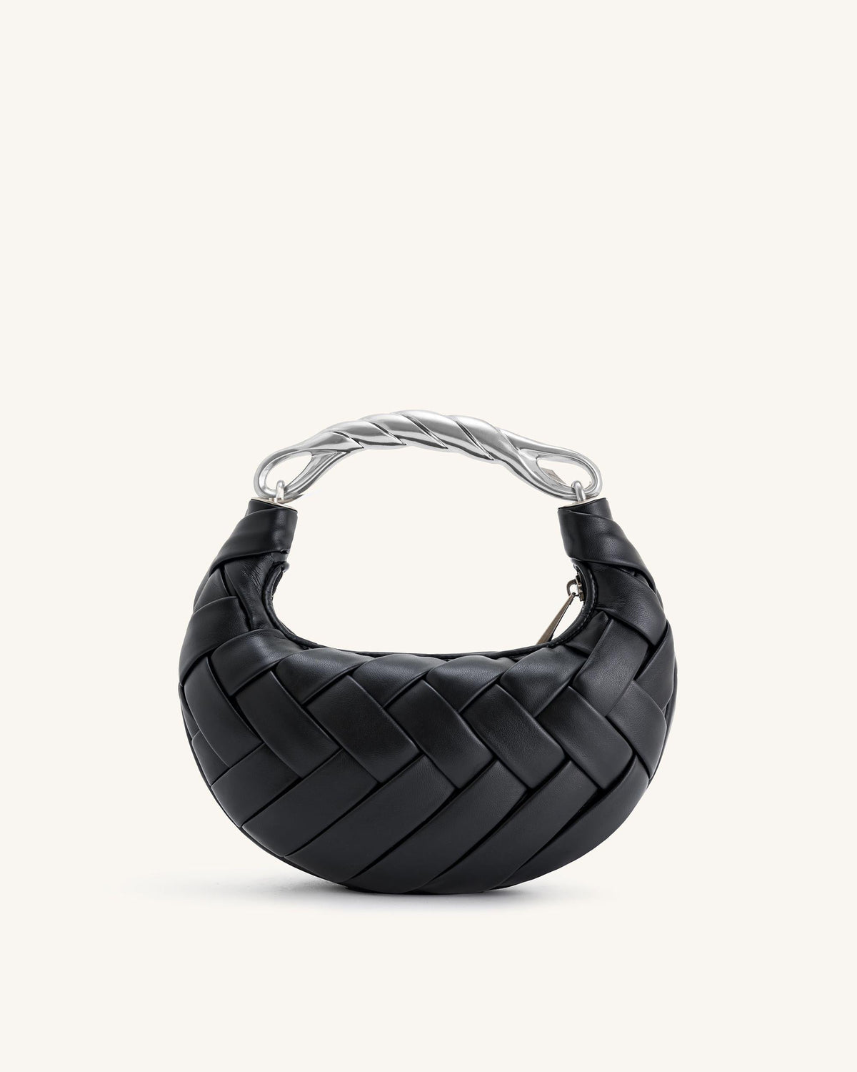 Orla Weave Handbag - Black | JW PEI