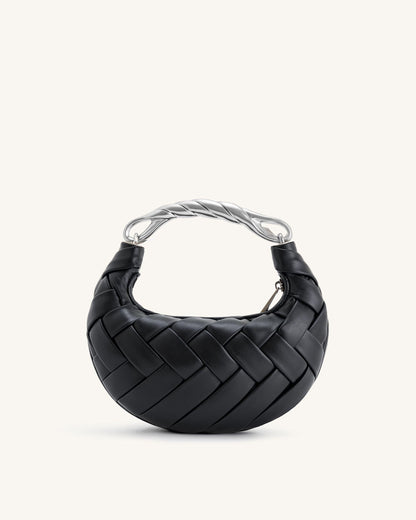 Orla Weave Handbag - Black | JW PEI