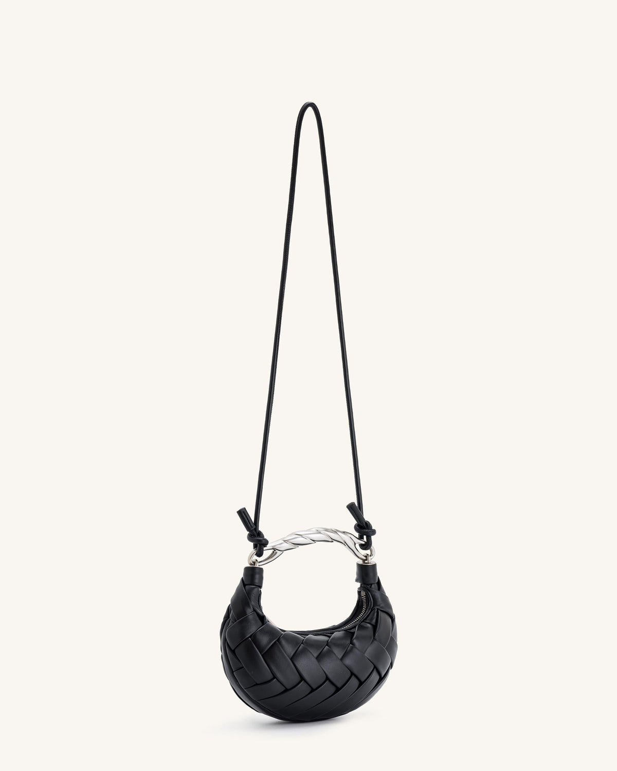 Orla Weave Handbag - Black | JW PEI