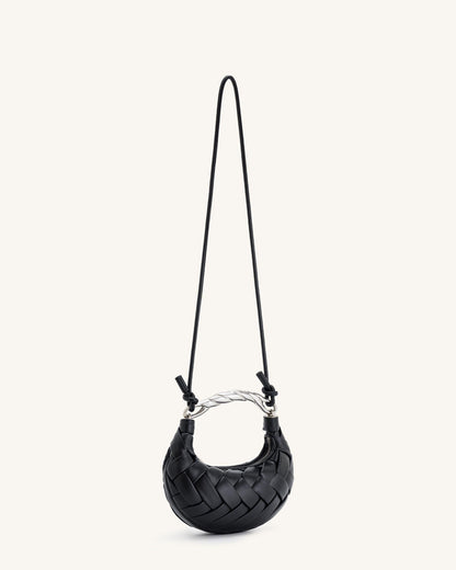 Orla Weave Handbag - Black | JW PEI