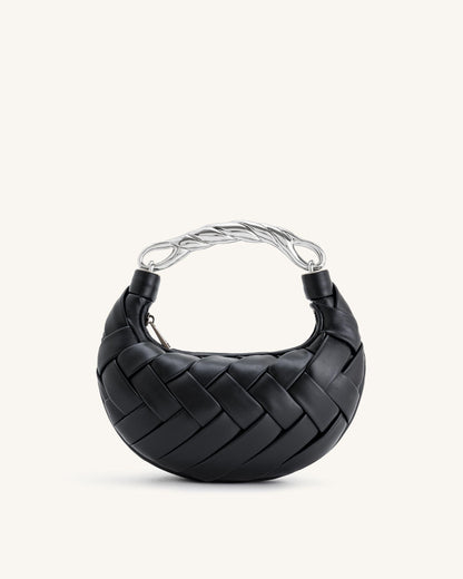 Orla Weave Handbag - Black | JW PEI
