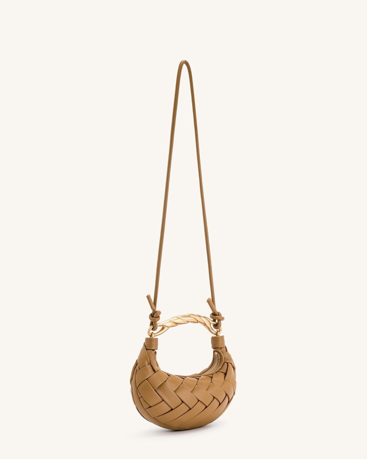 Orla Weave Handbag - Brown | JW PEI