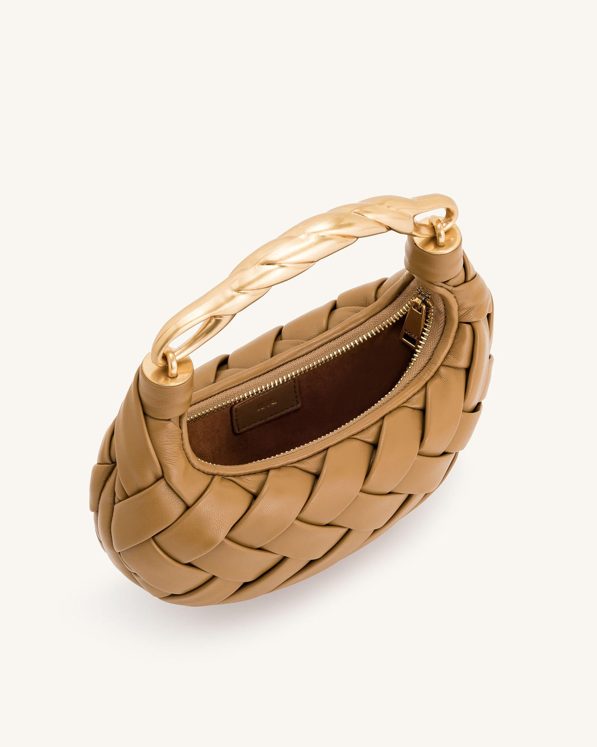 Orla Weave Handbag - Brown | JW PEI