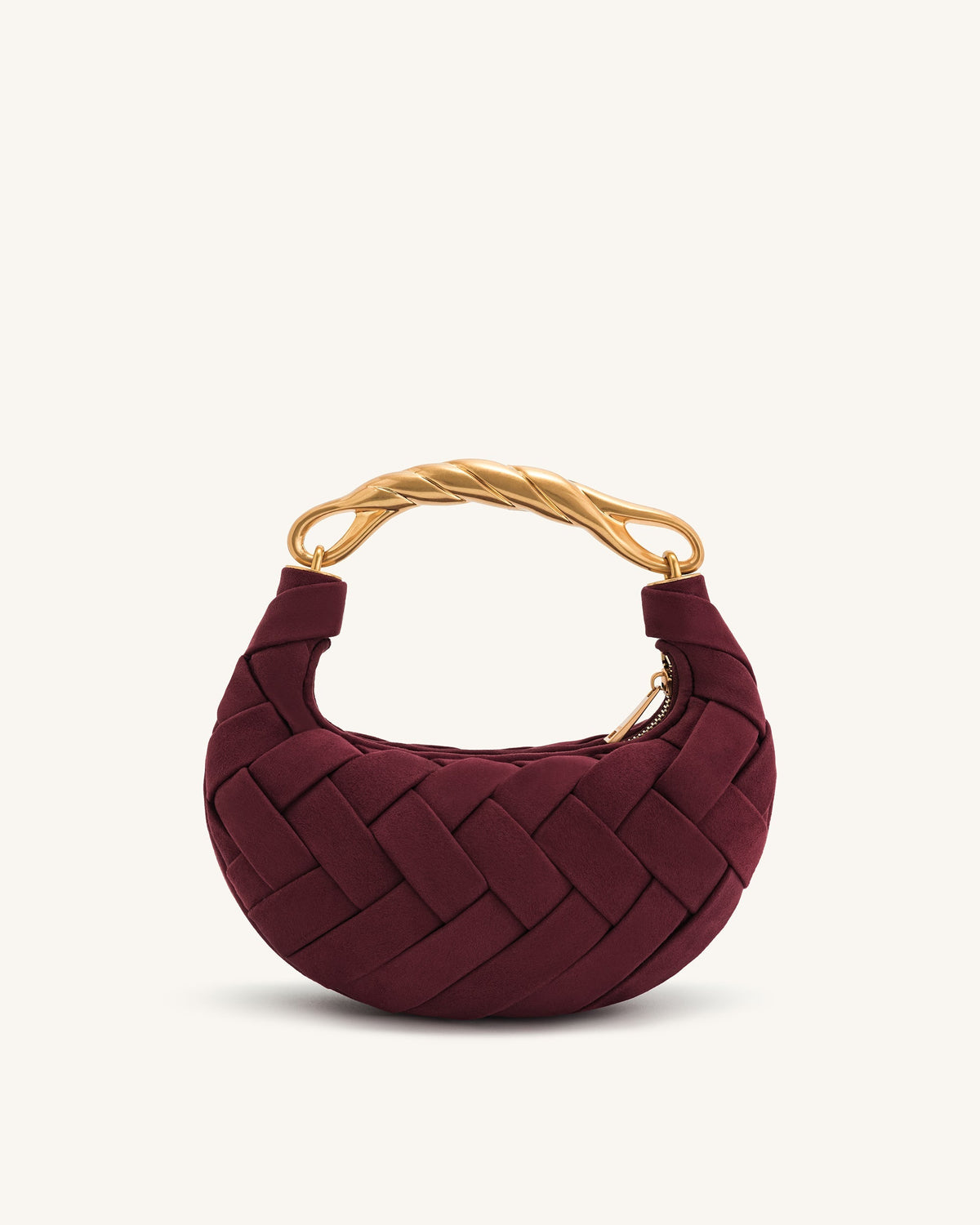 Orla Weave Handbag - Claret | JW PEI