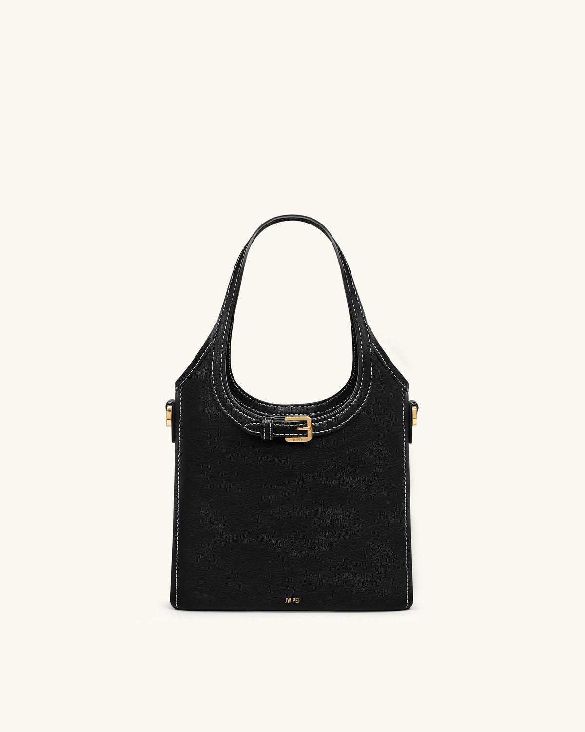 Brooke Mini Belted Embellished Top Handle Bag - Black | JW PEI