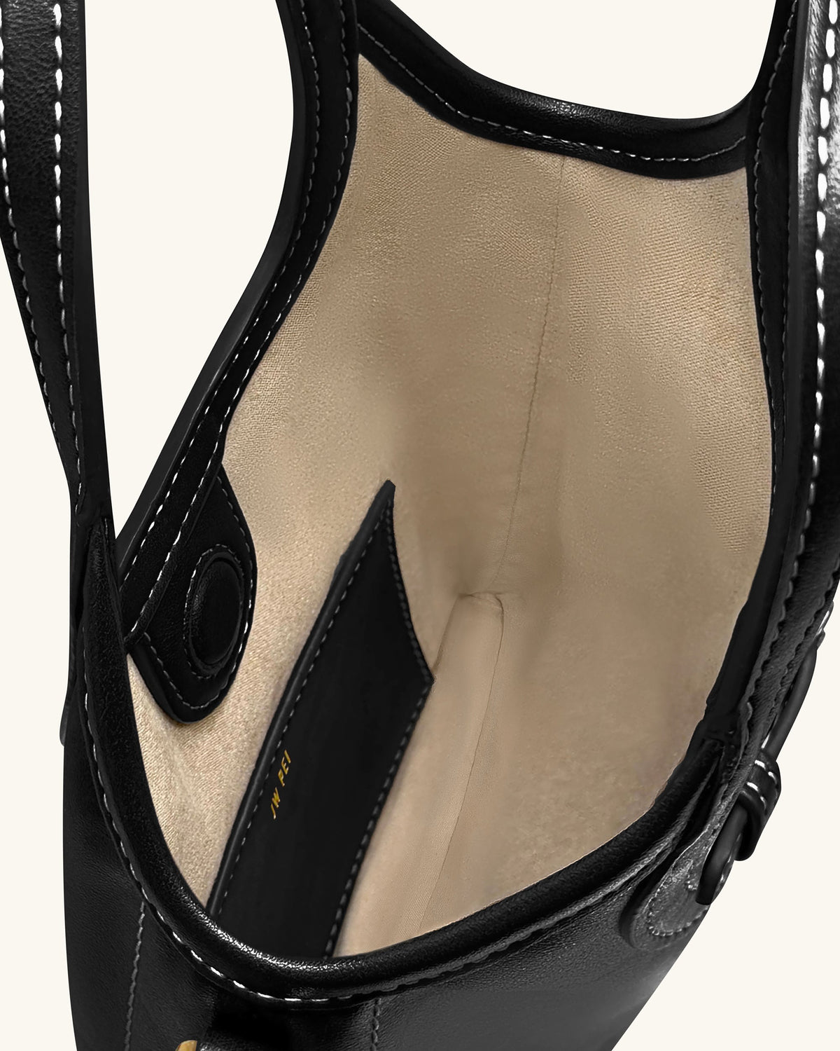 Brooke Mini Belted Embellished Top Handle Bag - Black | JW PEI