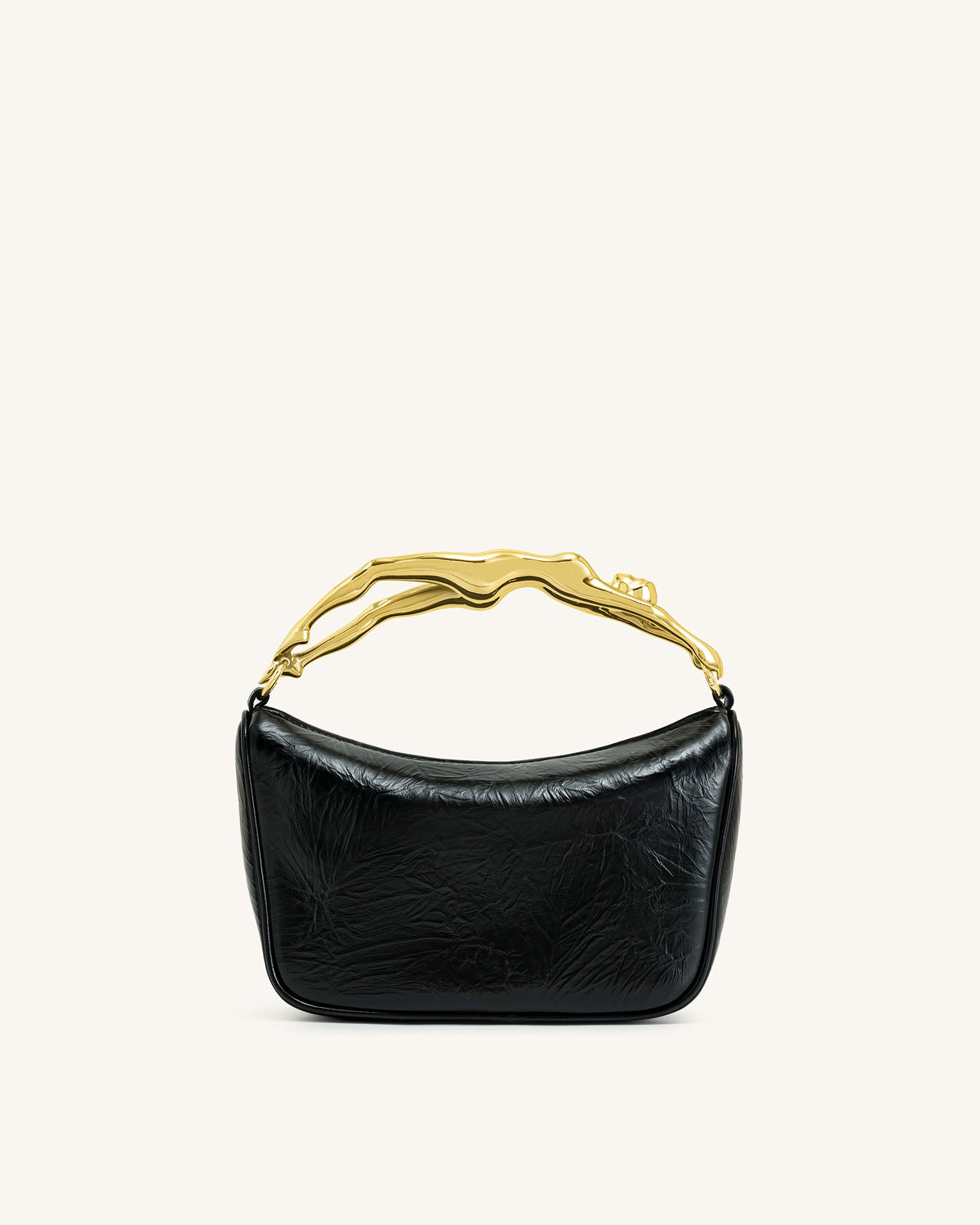 Jenny Human-shaped Handle Handbag - Black | JW PEI