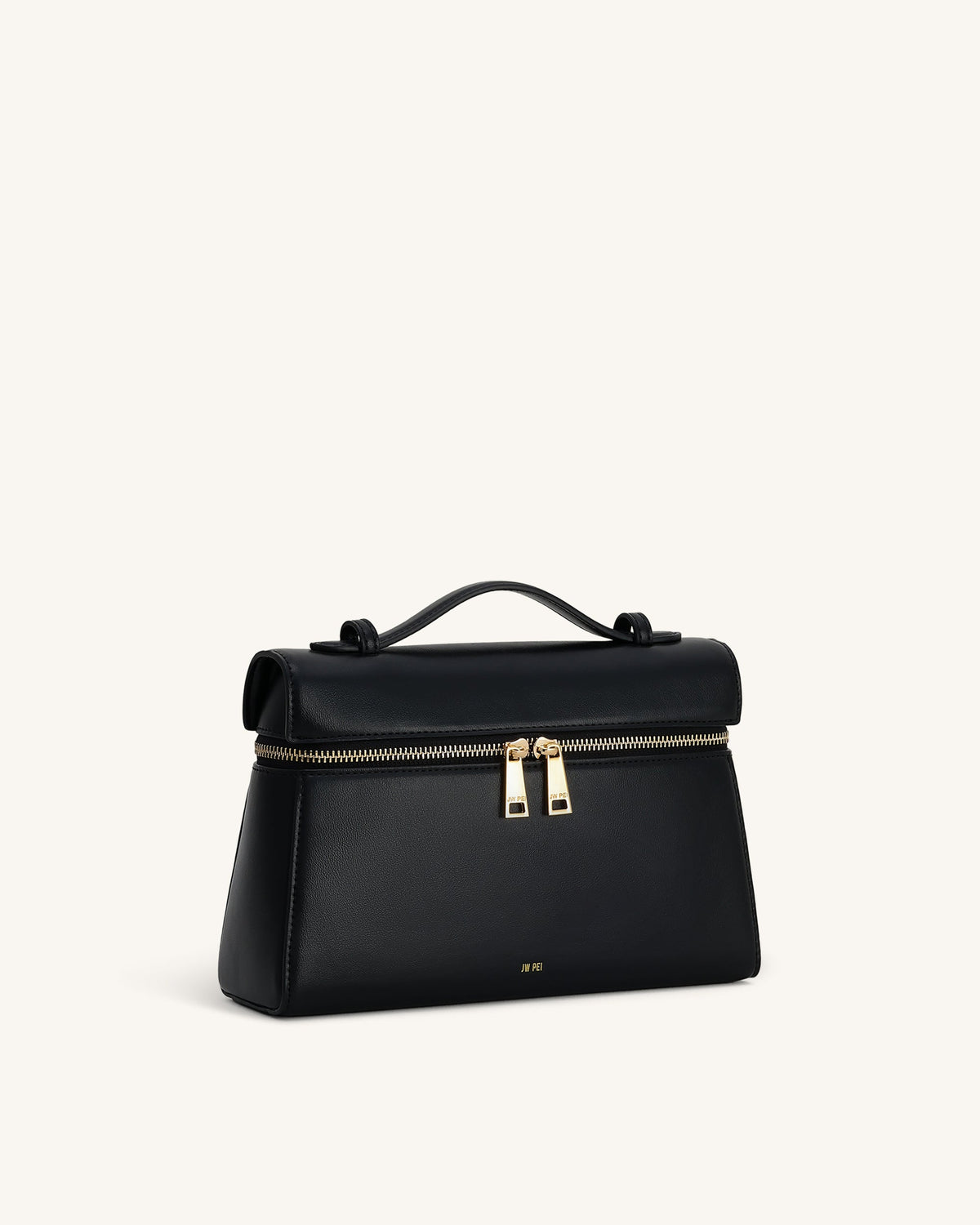 Thea Large Top Handle Bag - Black | JW PEI