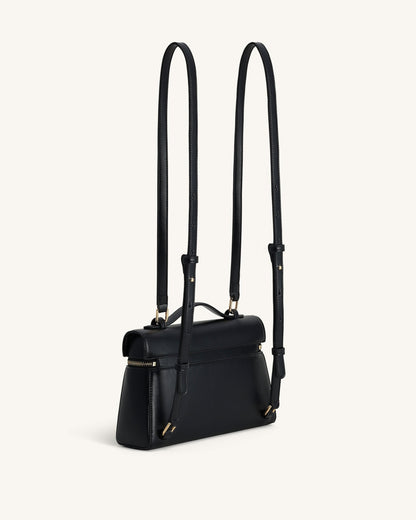 Thea Large Top Handle Bag - Black | JW PEI