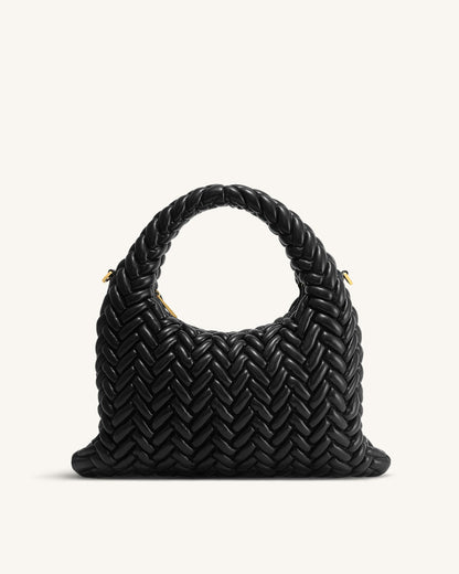 Cora Quilting Handle Bag - Black | JW PEI