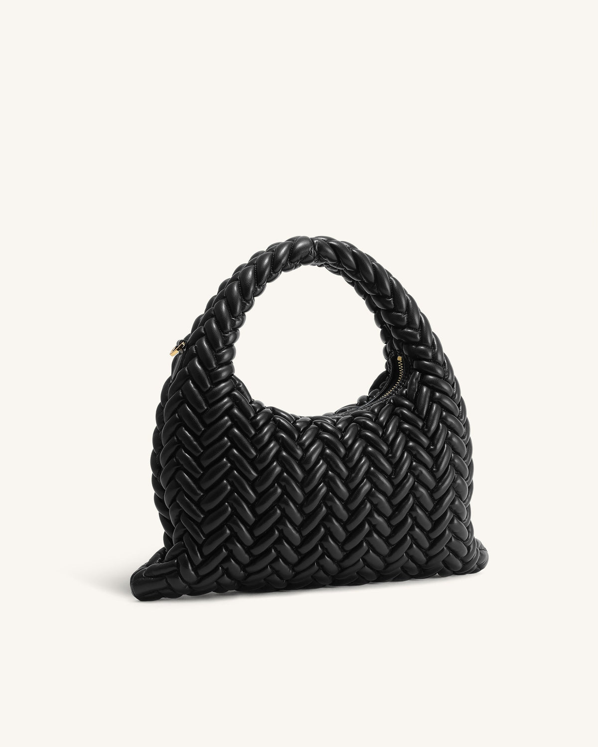 Cora Quilting Handle Bag - Black | JW PEI