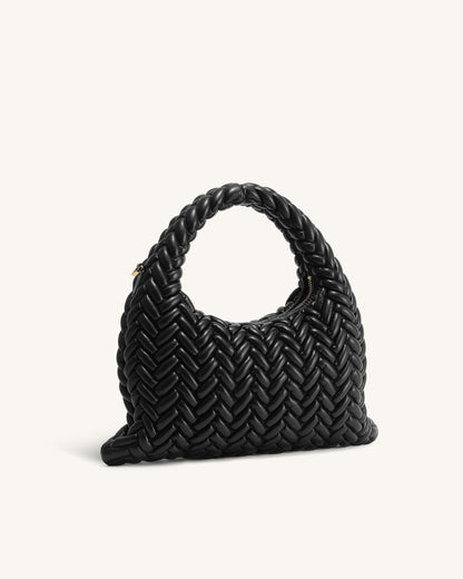 Cora Quilting Handle Bag - Black | JW PEI