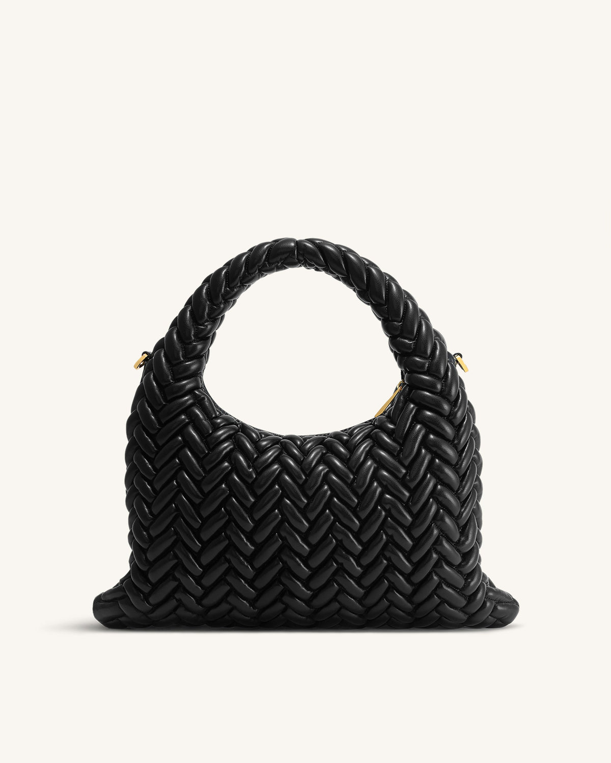 Cora Quilting Handle Bag - Black | JW PEI