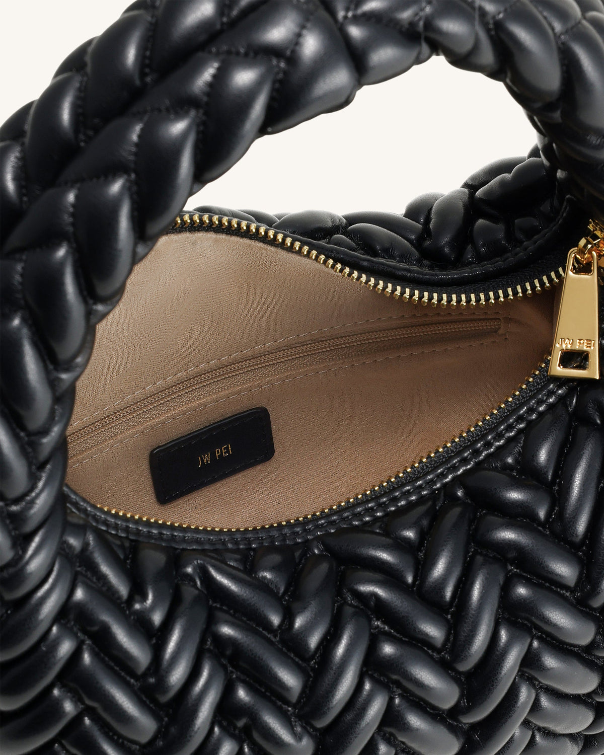 Cora Quilting Handle Bag - Black | JW PEI