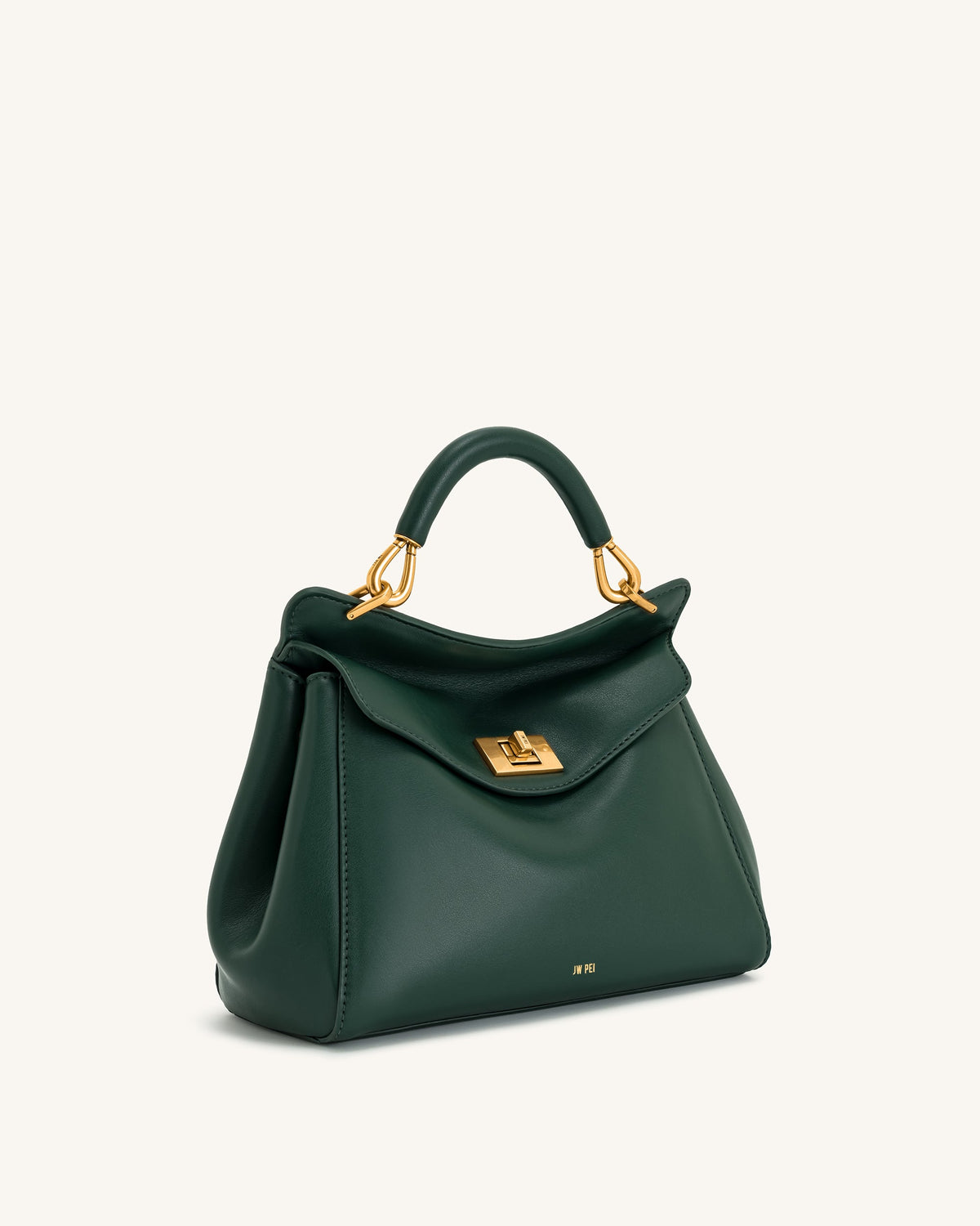 Lucia Classic Top Handbag - Dark Green | JW PEI