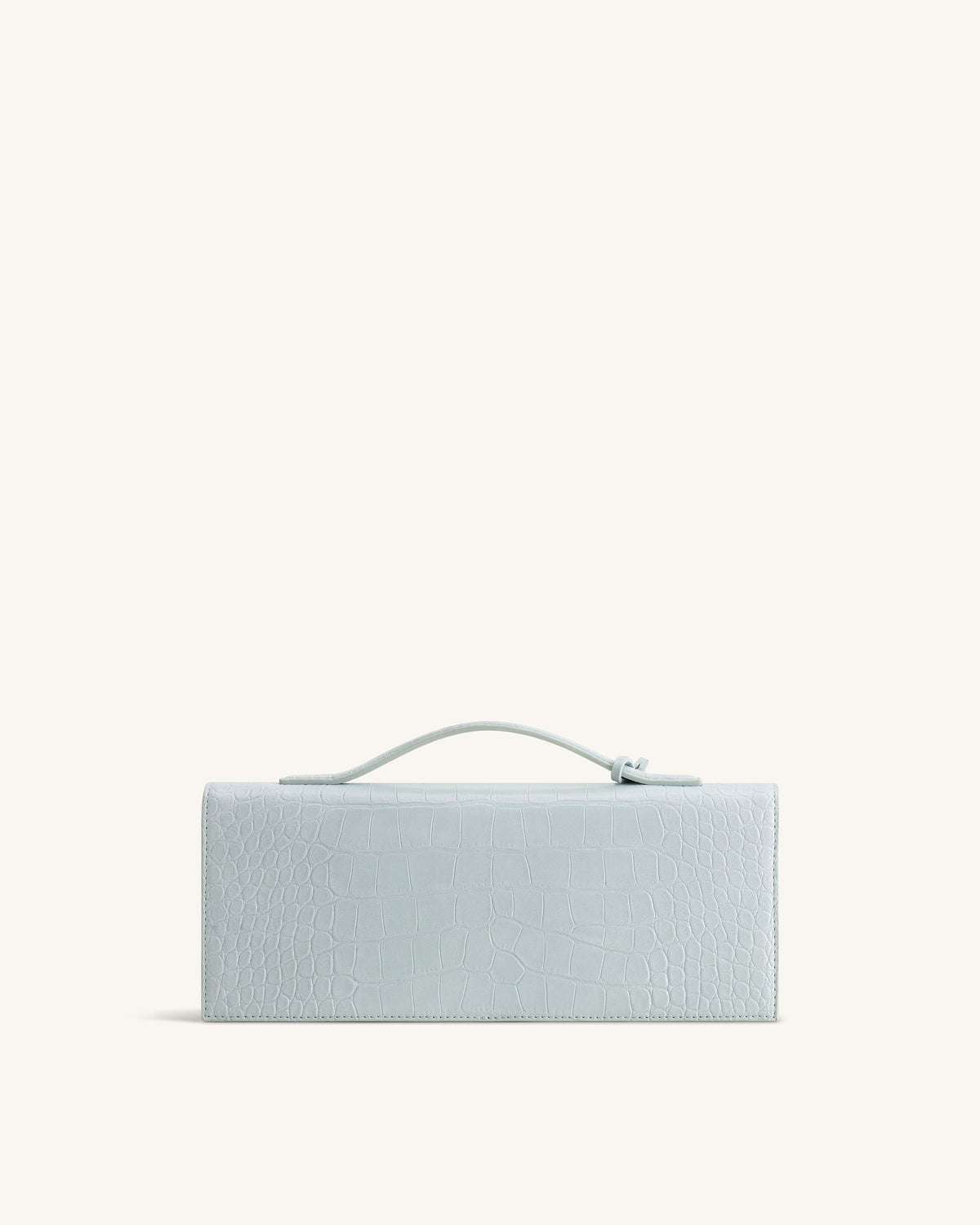 Celeste Envelope Top Handle Bag - Light Blue Croc | JW PEI