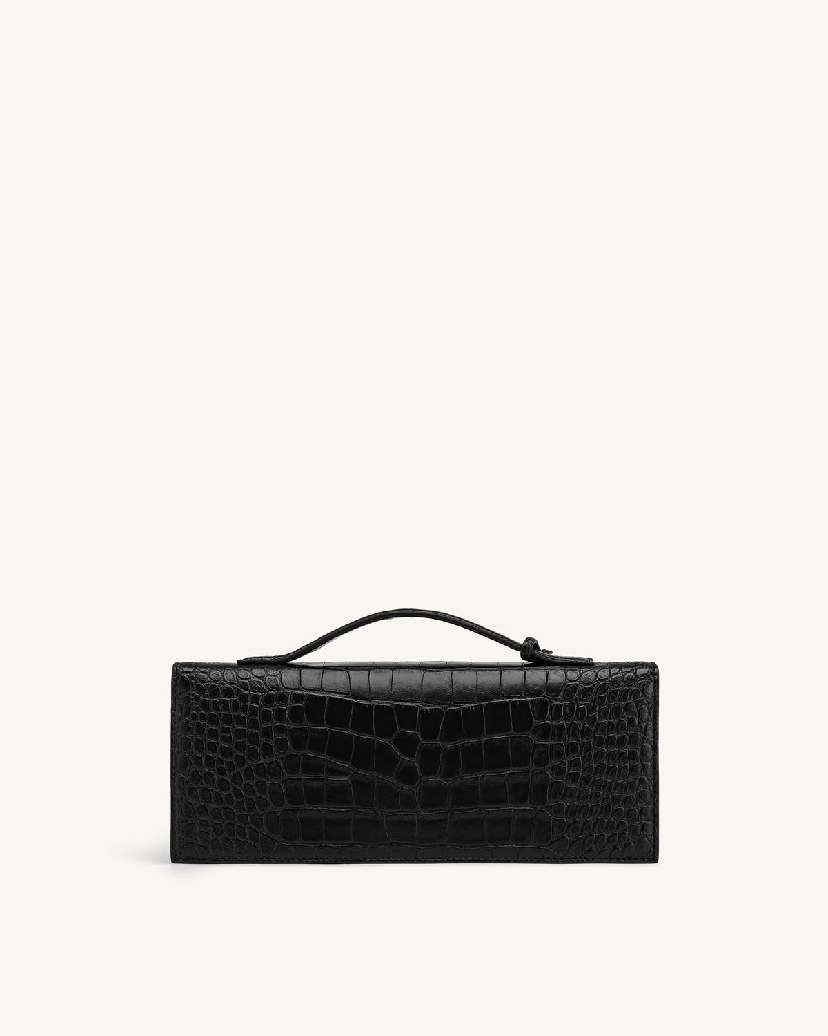 Celeste Envelope Top Handle Bag - Black Croc | JW PEI
