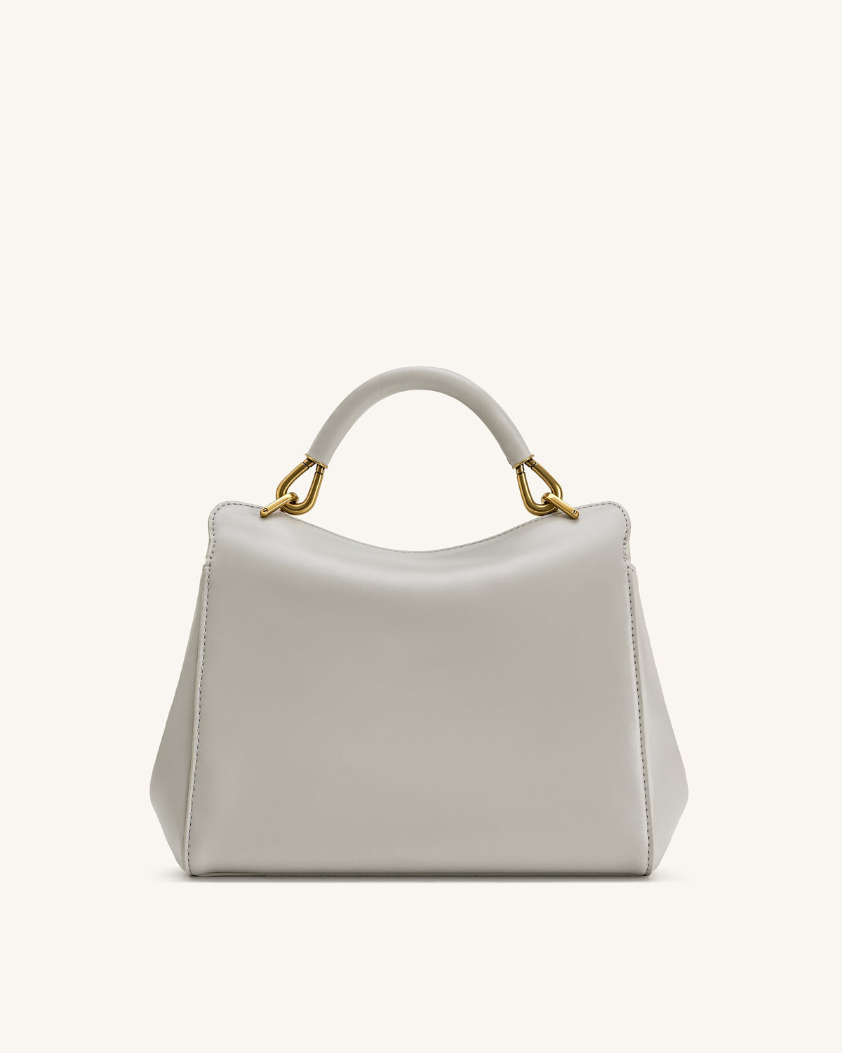 Lucia Classic Top Handle Bag - Light Gray | JW PEI