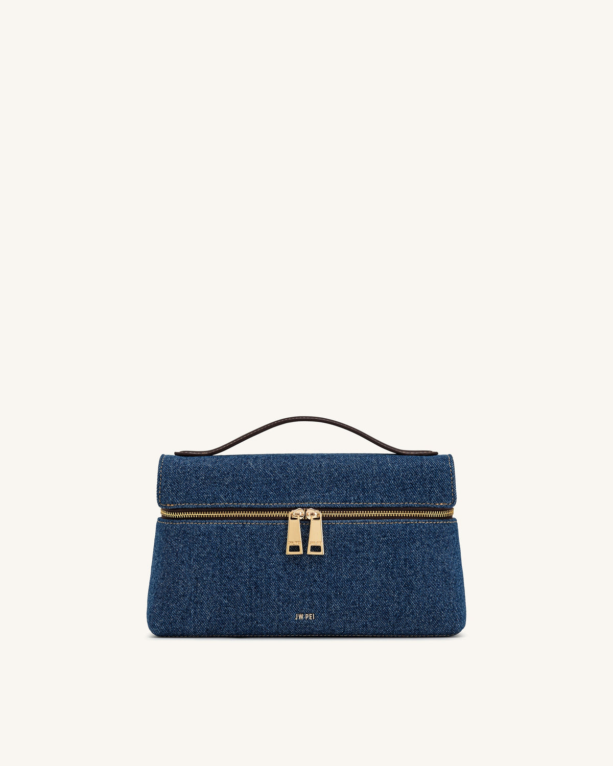 Thea Top Handle Bag - Blue Denim | JW PEI