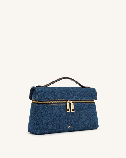 Thea Top Handle Bag - Blue Denim | JW PEI