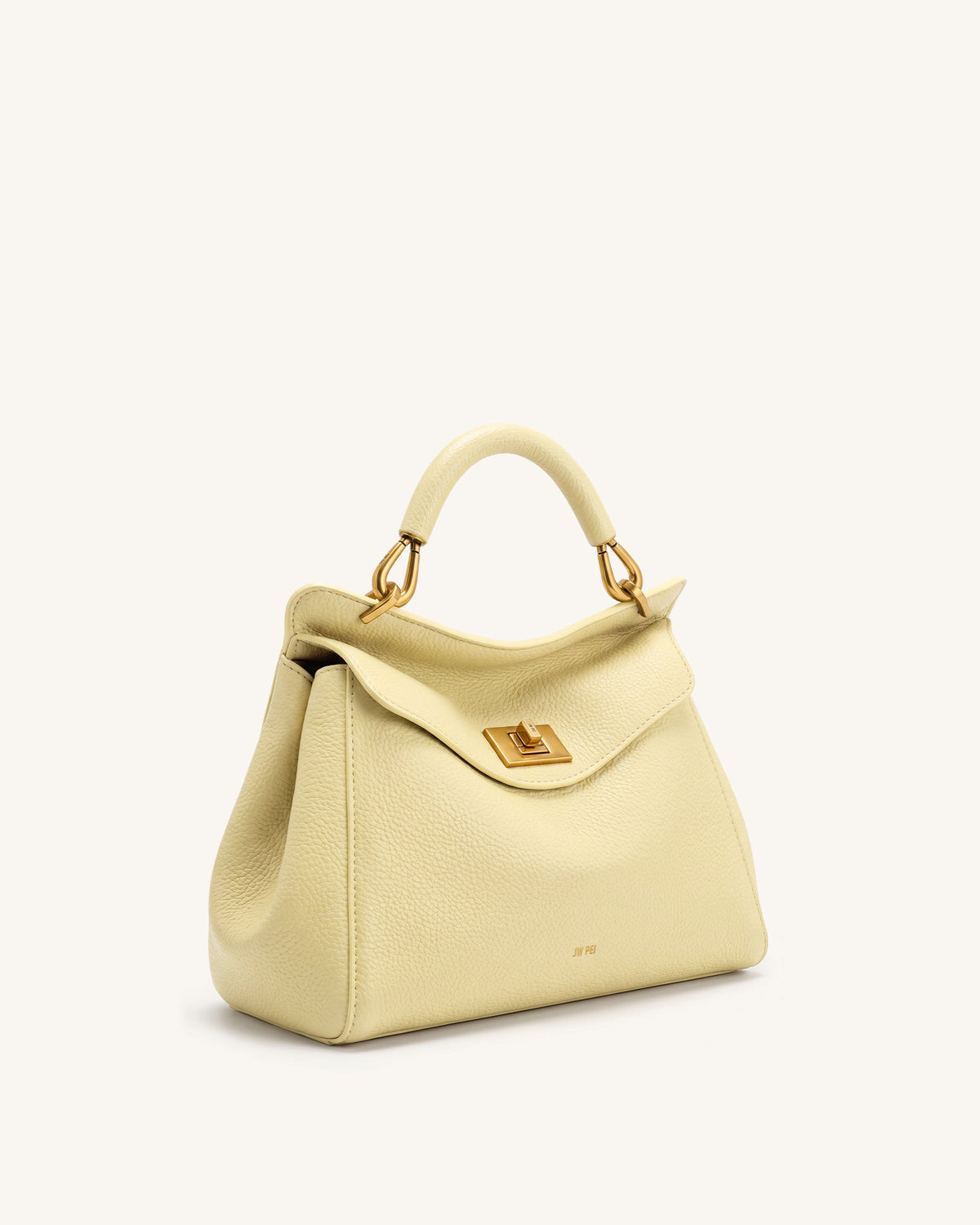 Lucia Classic Top Handle Bag - Light Yellow | JW PEI