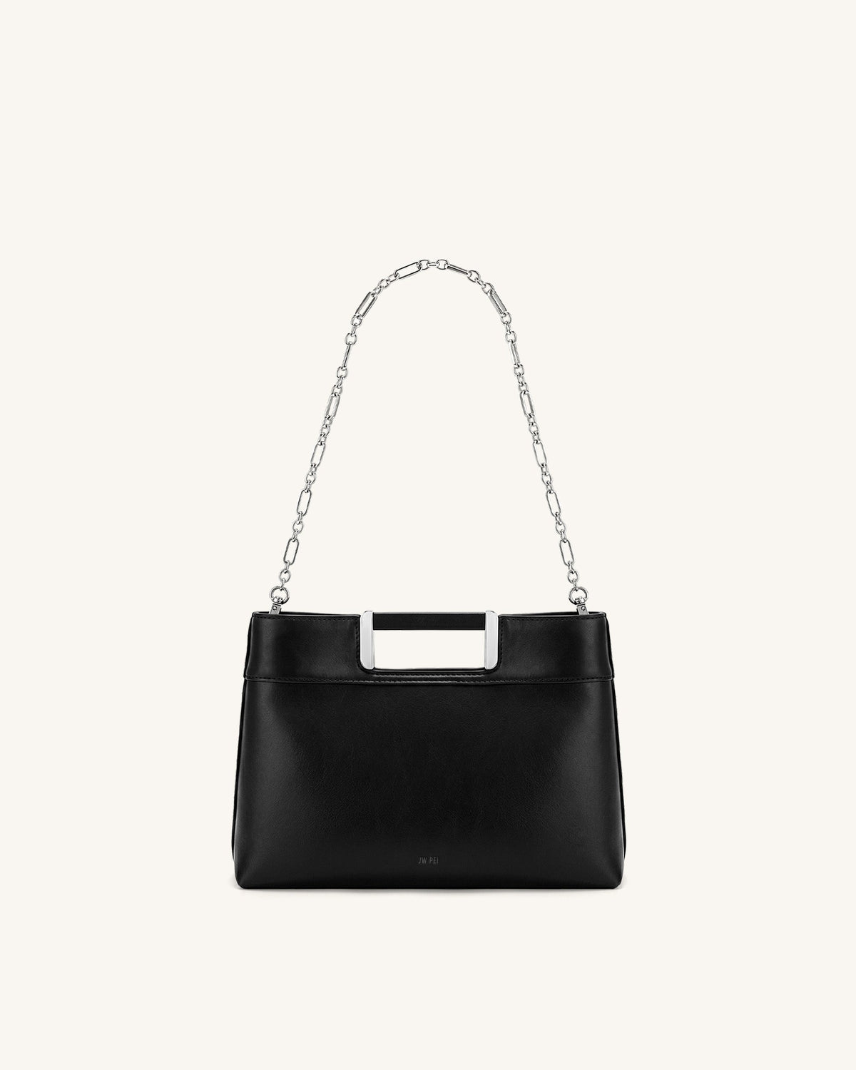 Elodie Chain Handle Top Handle Bag - Black | JW PEI