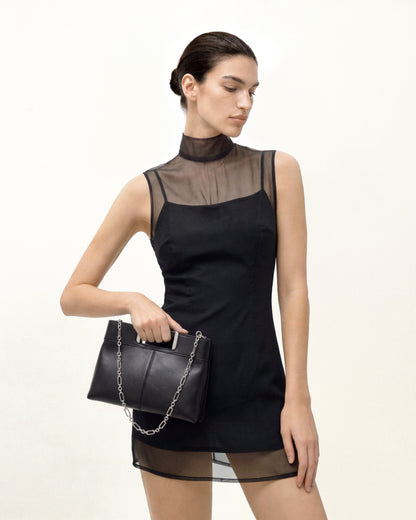 Elodie Chain Handle Top Handle Bag - Black | JW PEI